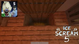 Ice Scream 5 Secret Bunker in Minecraft!