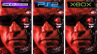 Terminator 3 Rise of the Machines (2003) GBA vs PS2 vs XBOX (Graphics Comparison)