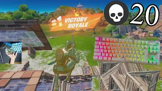 20 BOMB Solo Win Full gameplay | Keyboard ASMR | Fortnite Chapter 3