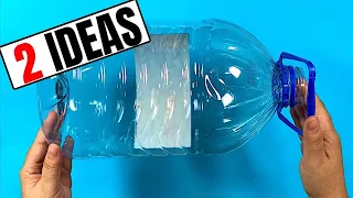 2 LOVELY WAYS TO RECYCLE THE BIG PLASTIC BOTTLES