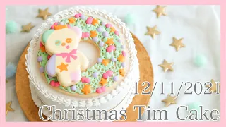 [Cake Topper Ideas]Christmas×Minions×Tim/sugercookies/makingvideo