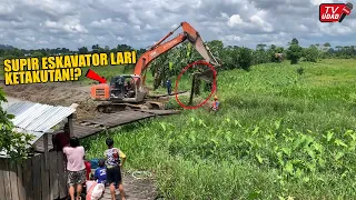 Excavator Accidentally Finds a Giant Python's Nest in a Ditch, Driver is Frightened!!