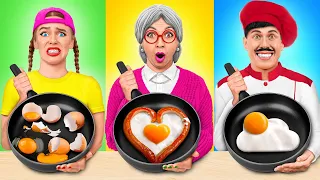 Ich vs Oma: Koch-Challenge | Küchenhelfer und Erziehungs Hacks von Mega DO Challenge