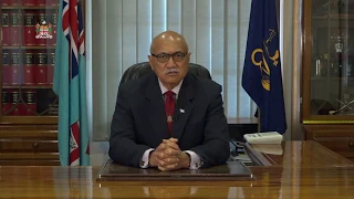 Fijian President H.E. Jioji Konusi Konrote 2018 christmas message