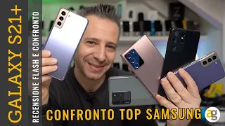 Recensione GALAXY S21+ e CONFRONTO CON S21 ultra, S21, S20 ultra, NOTE 20 ultra?