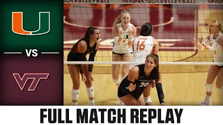 Miami vs. Florida State Full Match Replay | 2023 ACC Volleyball