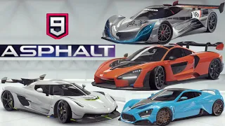 Asphalt 9 Legends - All CARS - 2020 (Class S,A,B,C,D)