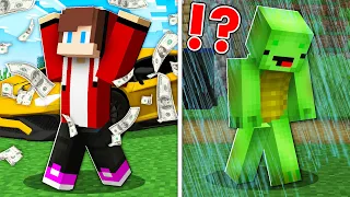 How JJ Became RICH and Mikey Became POOR ? The POOR to RICH Story ! - Minecraft (Maizen)