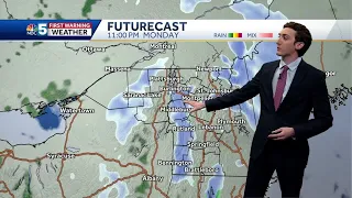 Video: Rain/Snow Showers Monday Night, Spring-like by Midweek (02-13-23)