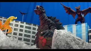 Gamera Guardian of the Universe (Epic Stop Motion Fight)