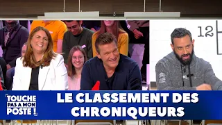 Le classement des chroniqueurs