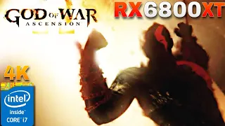 God Of War Ascension 4K RPCS3 PlayStation 3 Emulator | RX 6800 XT | i7 10700K 4.8GHz