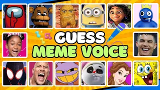 Guess The Meme Voice  Ronaldo, Lay Lay, The Rock, Mile Morales