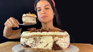 COOKIES & CREAM CAKE | ASMR | MUKBANG | EATING SOUNDS