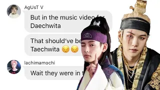 BTS TEXTS ► V mad at Agust D