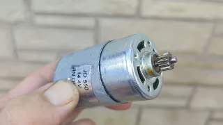 AFTER LEARNING THIS SECRET, you will never throw away the motor from the old screwdriver!