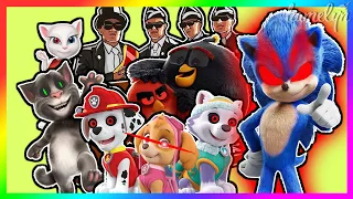 Paw Patrol.EXE & Sonic.EXE & Talking Tom.EXE & Angry Birds.EXE - Coffin Dance Meme Astronomia COVER