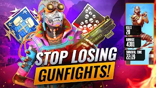 WHY YOU LOSE GUNFIGHTS! (Apex Legends Tips and Tricks to Win Fights and Stay Alive)