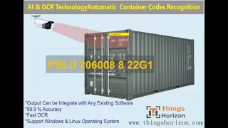 Shipping  Container Number Detection & Recognition