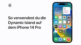 So verwendest du die Dynamic Island auf dem iPhone 14 Pro | Apple Support