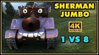 World of Tanks | Sherman Jumbo - 11 Kills - 4,1K Damage - 1 VS 8 Gameplay