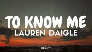 Lauren Daigle - To Know Me (Tradução/Legendado) PT-BR