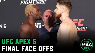 UFC Apex 5: Derek Brunson vs. Edmen Shahbazyan Final Face Offs