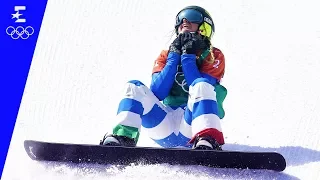 Snowboard | Ladies' Snowboard Cross Highlights | Pyeongchang 2018 | Eurosport