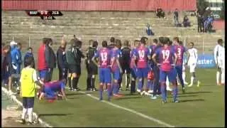 Fight between Levski Sofia and Marek fans