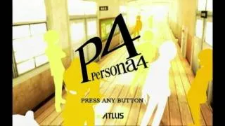 Persona 4 title screen