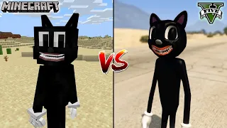 MINECRAFT NEW CARTOON CAT VS GTA 5 CARTOON CAT - WHO IS BEST?