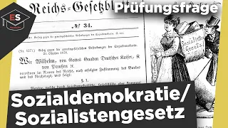Sozialistengesetz - Anfänge der Sozialdemokratie - Ergebnisse - Bismarck Sozialistengesetz erklärt!