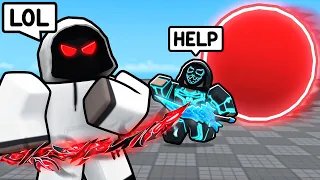 The FUNNIEST DUO In Roblox Blade Ball..