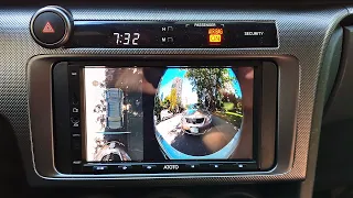 Scion TC (2011-2016): Backup Camera Installation. ATOTO AC-HD03 Bird's Eye View Camera.