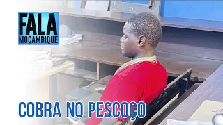 Em Manica: Jovem retido pela polícia em Chimoio por circular com uma serpente viva @PortalFM24