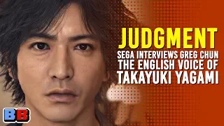 Judgment Sega Interviews Greg Chun, the English voice of Takayuki Yagami | Previews | Backlog Battle