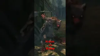 Kratos vs Wulver #gaming #gameplay #ps5 #godofwar #kratos #kratosgodofwar #finisher #werewolf