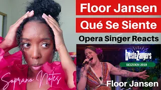 Opera Singer Reacts to Floor Jansen Qué Se Siente | Beste Zangers | Performance Analysis |