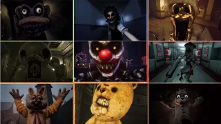 Dark deception ALL jumpscares/death screens (enemies/traps)