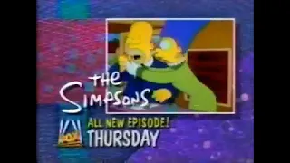 The Simpsons Fox Promo (1991): “The War of the Simpsons“ (S02E20) (10 second)