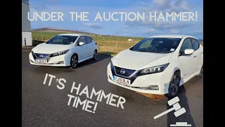 So how much did these 2 Nissan Leaf make at Auction ?