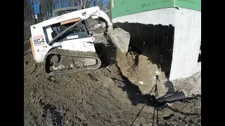 Filing around a foundation