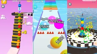 Stack Rider vs Ball Run Infinity - All Levels  Gameplay Walkthrough Android iOS