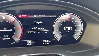 Audi Q5 40 TDI 2022 - acceleration 0-100