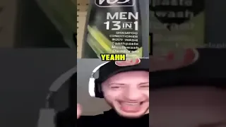 Men 13 in 1 shampoo meme