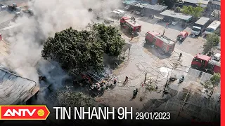 Tin nhanh 9h ngày 29/1: Khống chế thành công đám cháy kho vải trên phố Tân Khai | ANTV