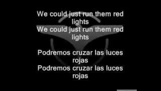 tiesto red lights- lyrics en español e ingles