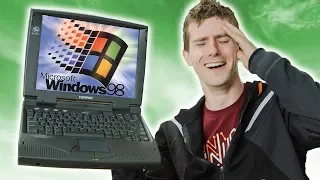 Gaming on a 25 YEAR OLD Laptop!!