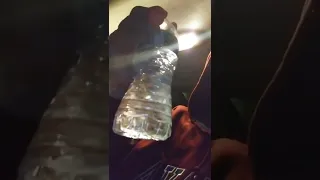 Shaking Cold Water Into Ice