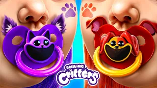 CatNap и DogDay! Домики одного цвета челлендж! Smiling Critters из Poppy Playtime 3!